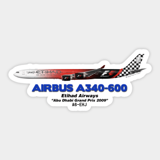 Airbus A340-600 - Etihad Airways "Abu Dhabi Grand Prix 2009" Sticker